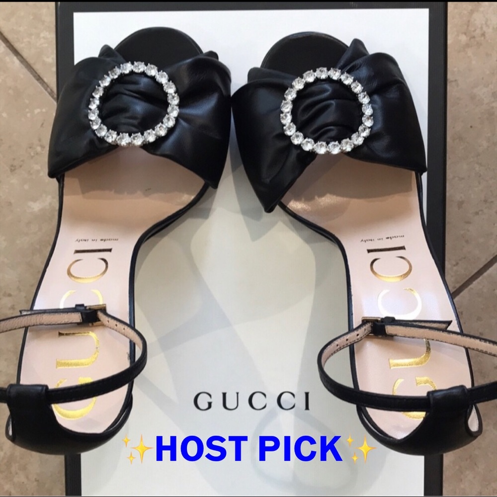 **NEW, NEVER WORN** GUCCI Black Stilettos 👠